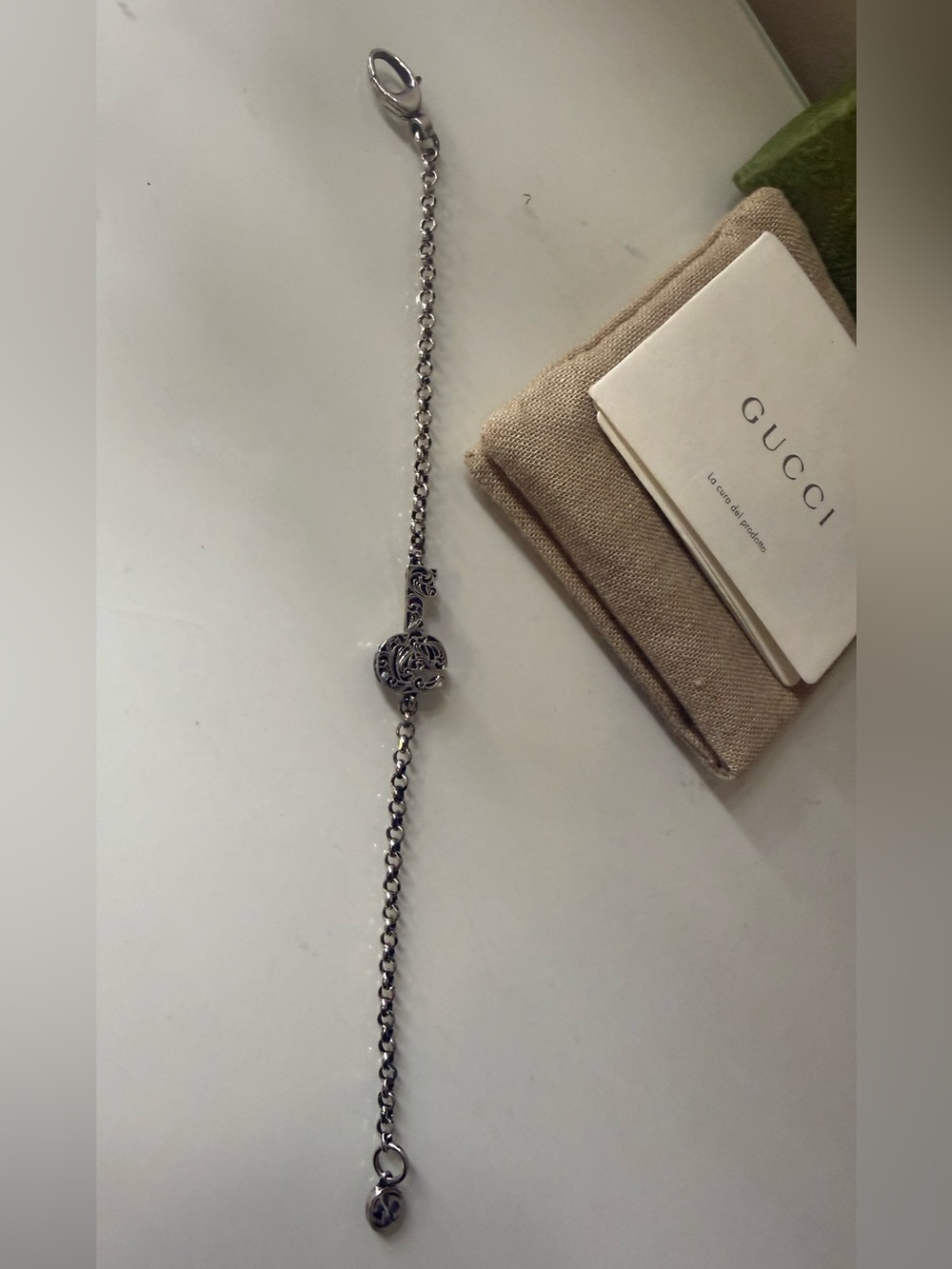 GG Marmont key charm bracelet - Picture 6 of 9